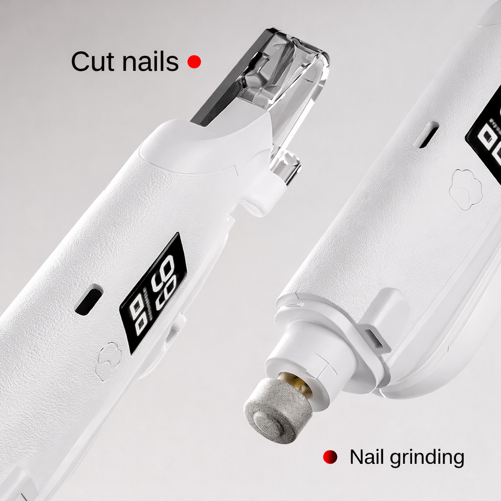 Animal Trimmer 2 in 1 Pet Dog Nail Grinder and Clipper with Led Light